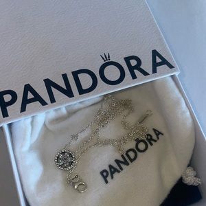 Pandora Sparkling Flower Collier Necklace